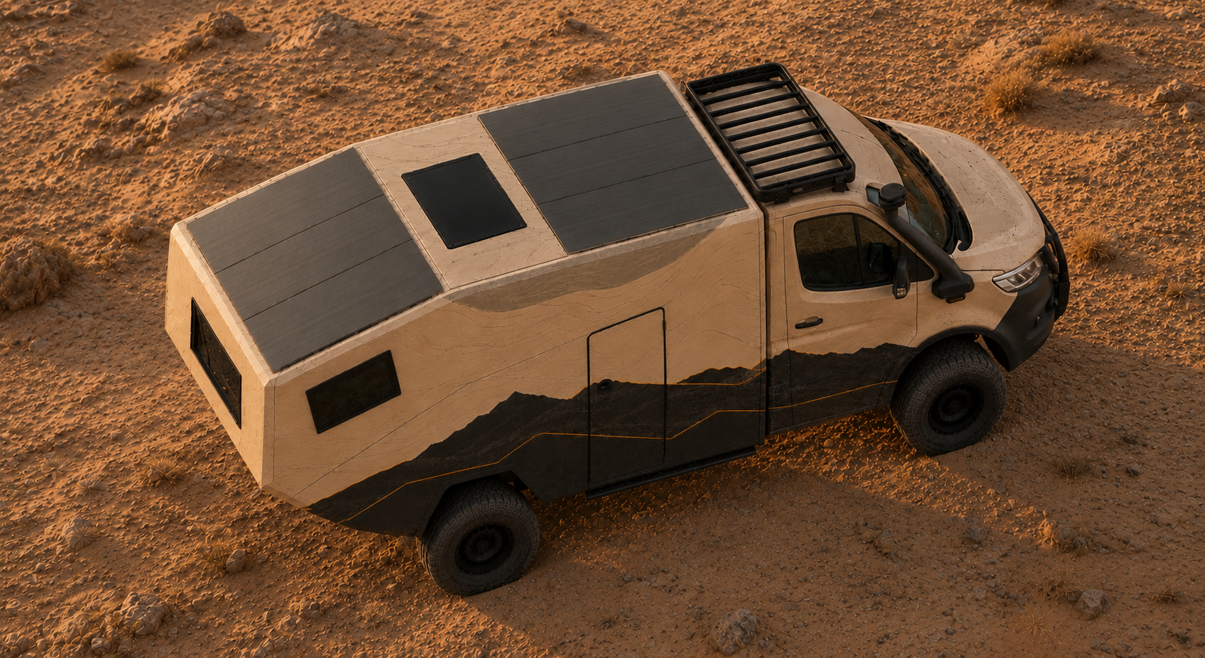 LE 370 auf Sprinter 4×4 – Sahara