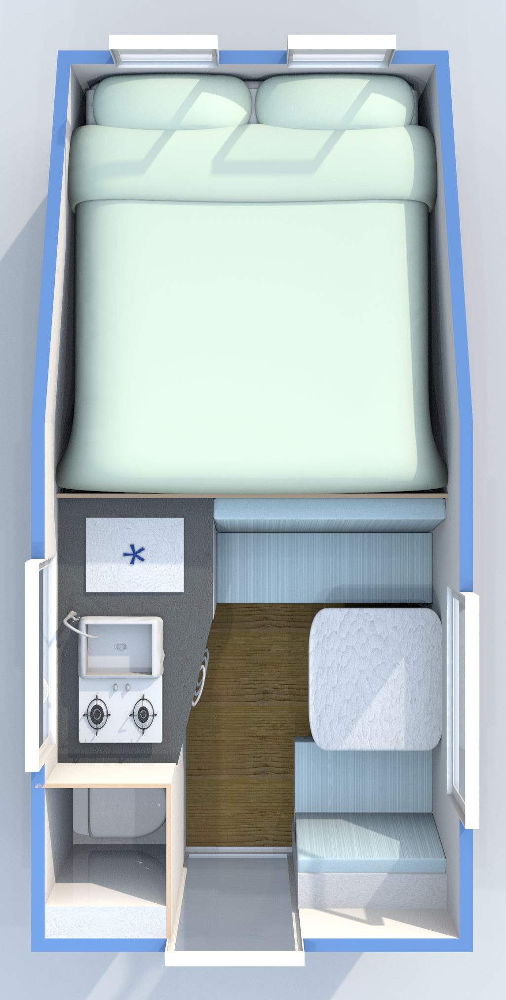 Grundriss Pickup – normal